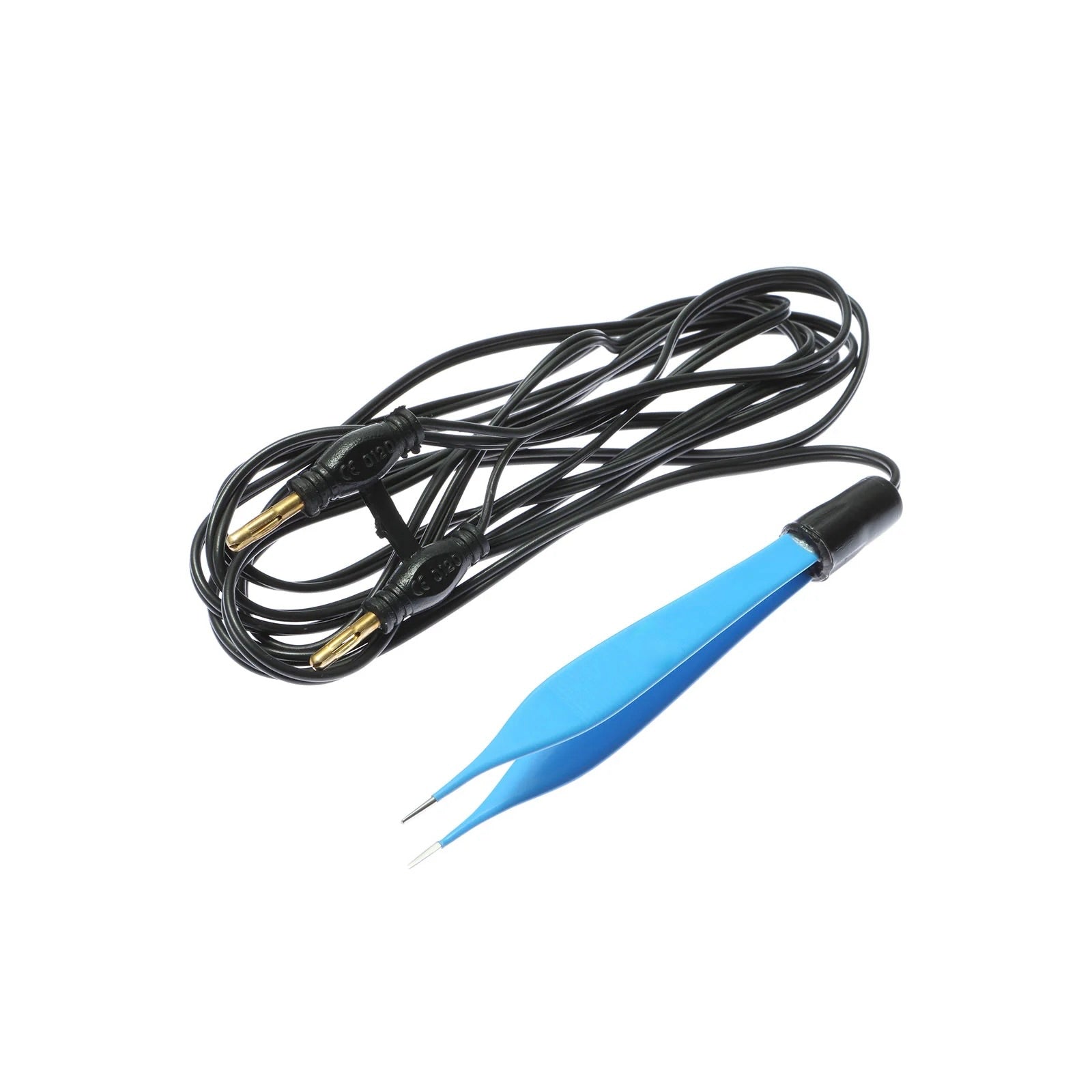 Forceps Adson Bipolar Single Use - Insulated With 3m Cable Adson Forceps Straight- Length 12.1cm - Tip Width 1mm Sterile Single Use individually wrapped Box 10
