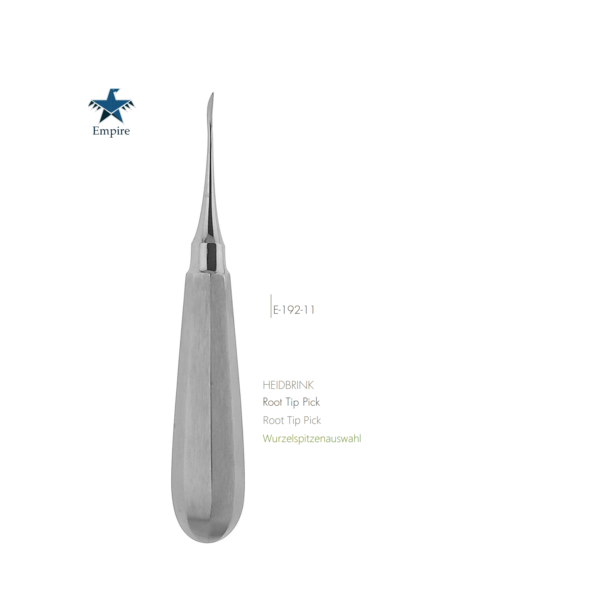 Root Pick Elevator Empire's German Stainless Dental Root Surgery Elevator Root Tip Pick ...