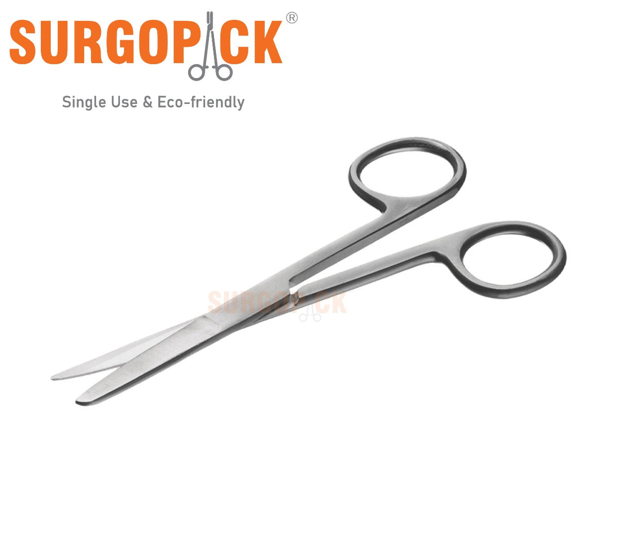 Box 50 Surgopack® Sterile Single Use Dressing Scissors Sharp Blunt 13cm ...
