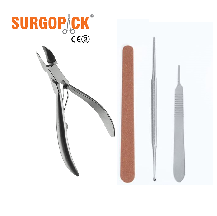 Box 20 Surgopack® Sterile Single Use Podiatry Basic Emery Pack Individually Packed - Surgical instruments company